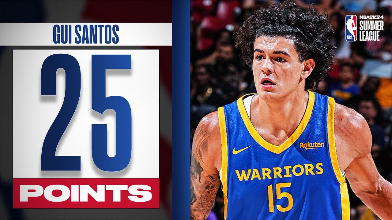 Warriors Gui Santos Drops 25 PTS, 7 REB, 2 STL In Summer League! The