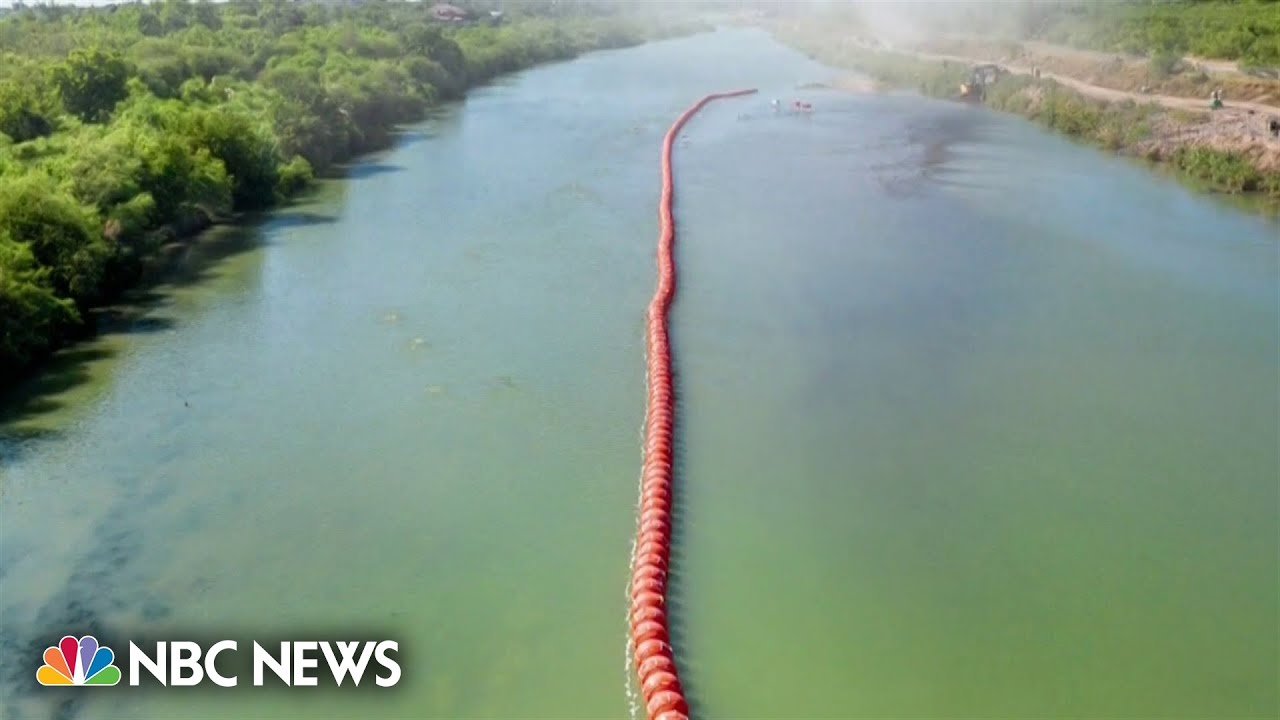 DOJ threatens to sue Texas governor over Rio Grande buoy barrier - The ...