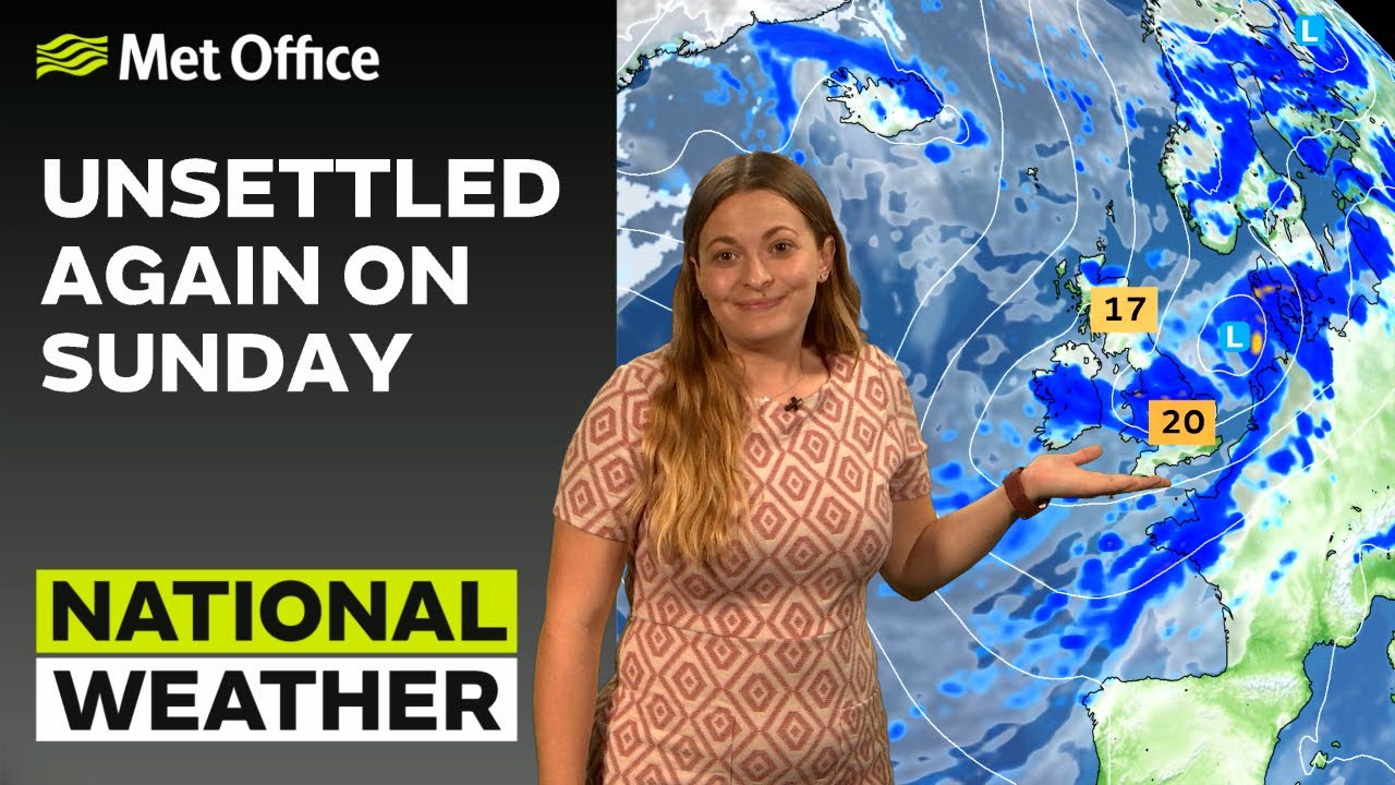 22/07/23 – Heavy rain for central UK – Evening Weather Forecast UK ...