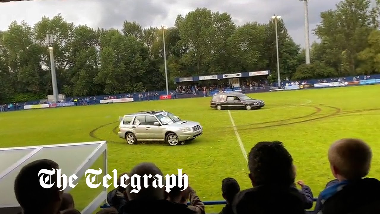 Football match abandoned after hearse drives on to the pitch The
