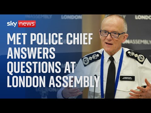 Watch live: Met Police Chief faces London Assembly Police and Crime