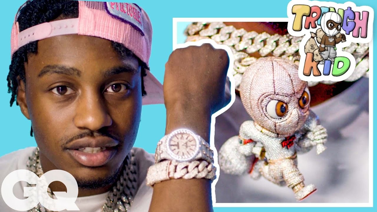 Lil Tjay Shows Off His Insane Jewelry Collection On The Rocks GQ