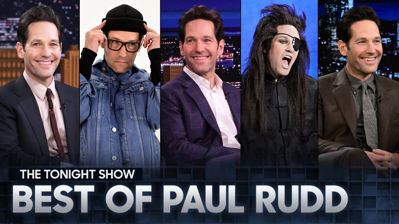 Paul Rudd Jimmy Fallon King Of Wishful Thinking The Best of Paul Rudd on The Tonight Show Starring Jimmy Fallon - The