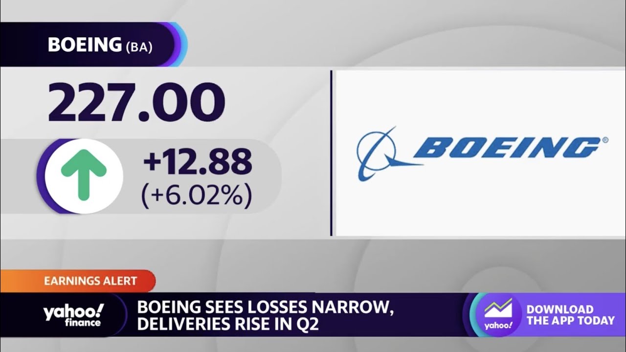 Boeing stock pops on Q2 earnings beat, narrowing losses The Global Herald