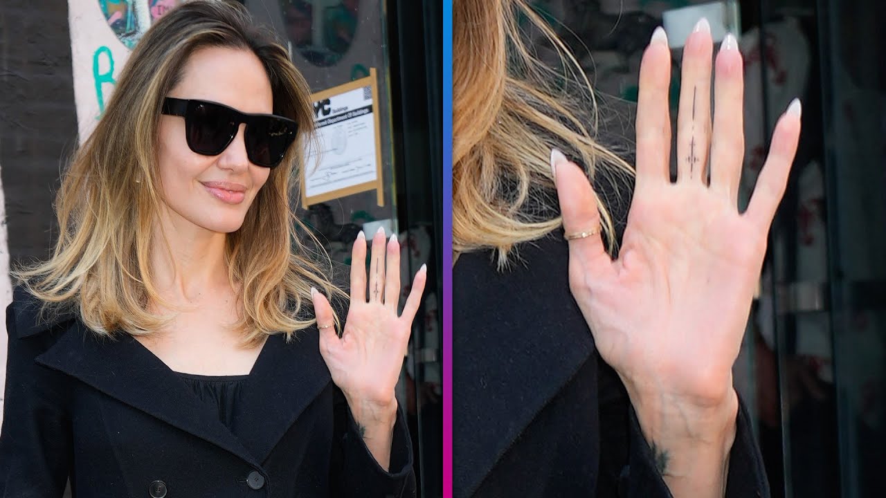 Angelina Jolie's Mystery Tattoo REVEALED! - The Global Herald