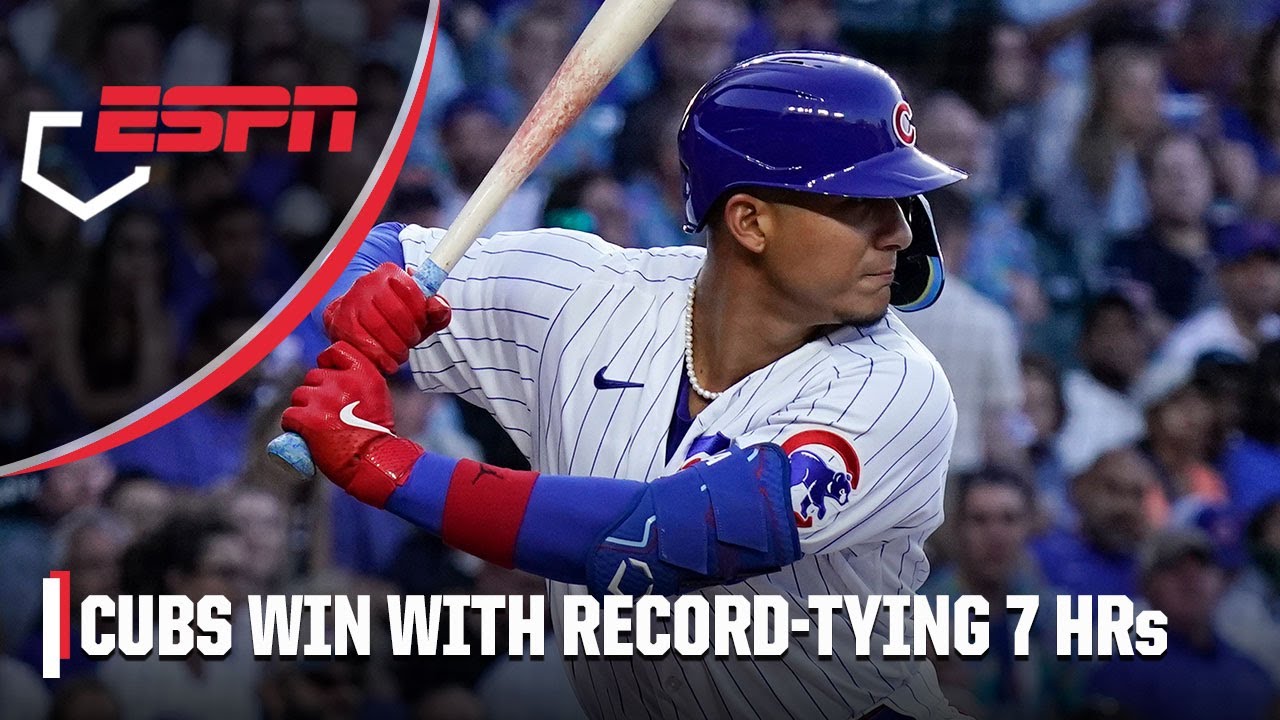 Cubs reach 20 runs, tie franchise singlegame home run record on Miguel