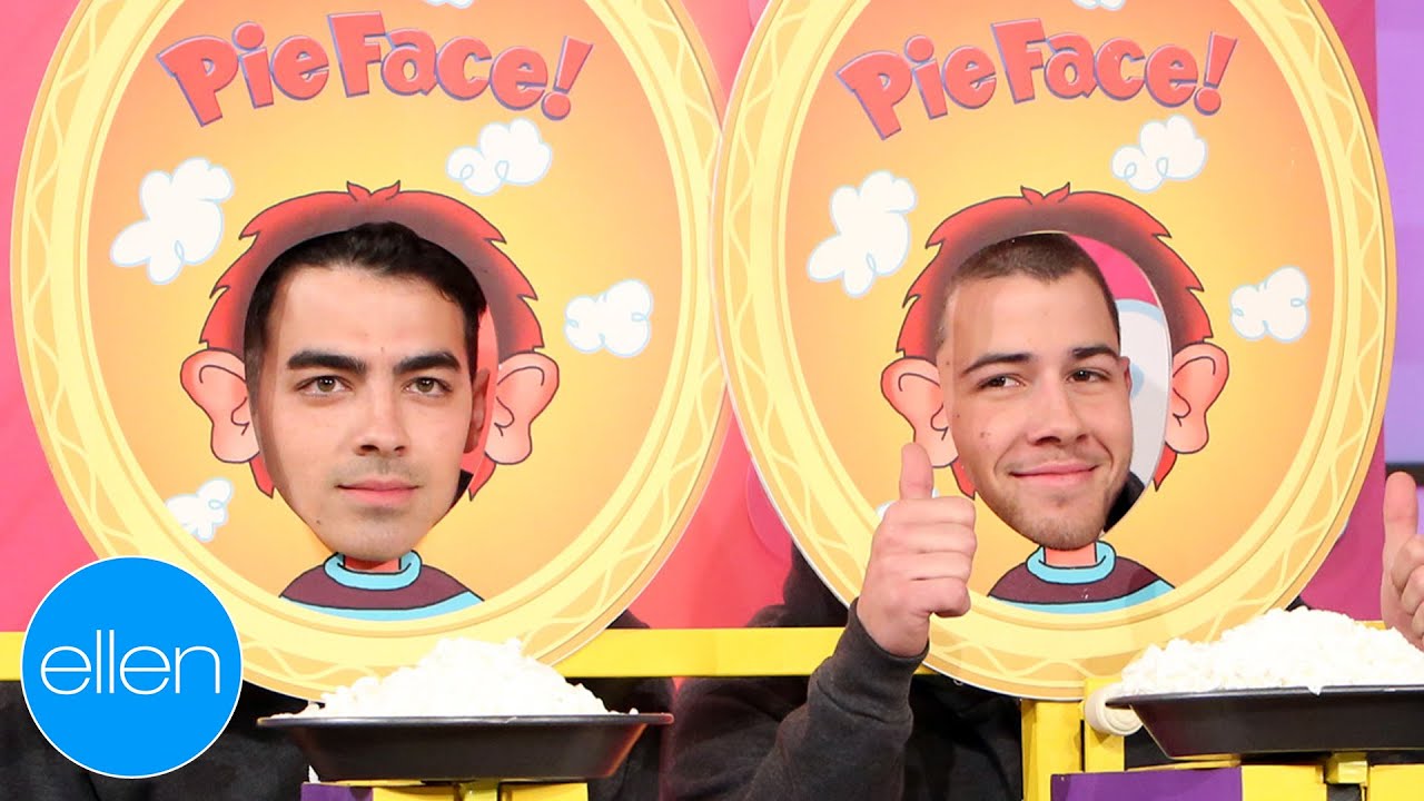 Nick and Joe Jonas Play Pie Face The Global Herald