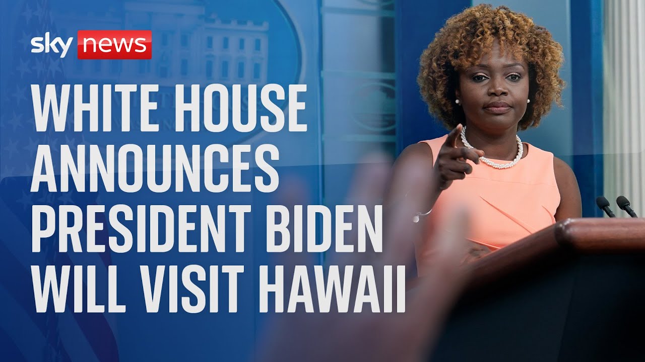 Watch Live White House Briefing On Hawaii Wildfire Recovery Efforts Watch Live White House Briefing On Hawaii Wildfire Recovery Efforts