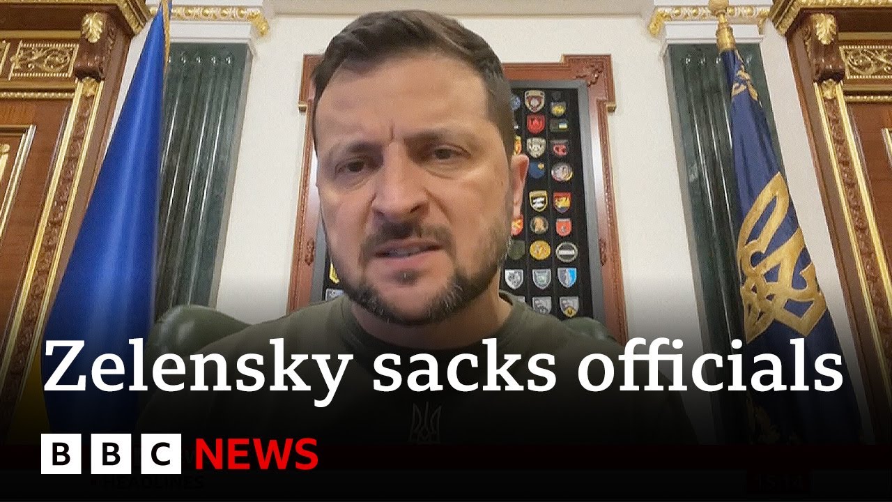 Zelensky sacks top Ukraine army officials following corruption