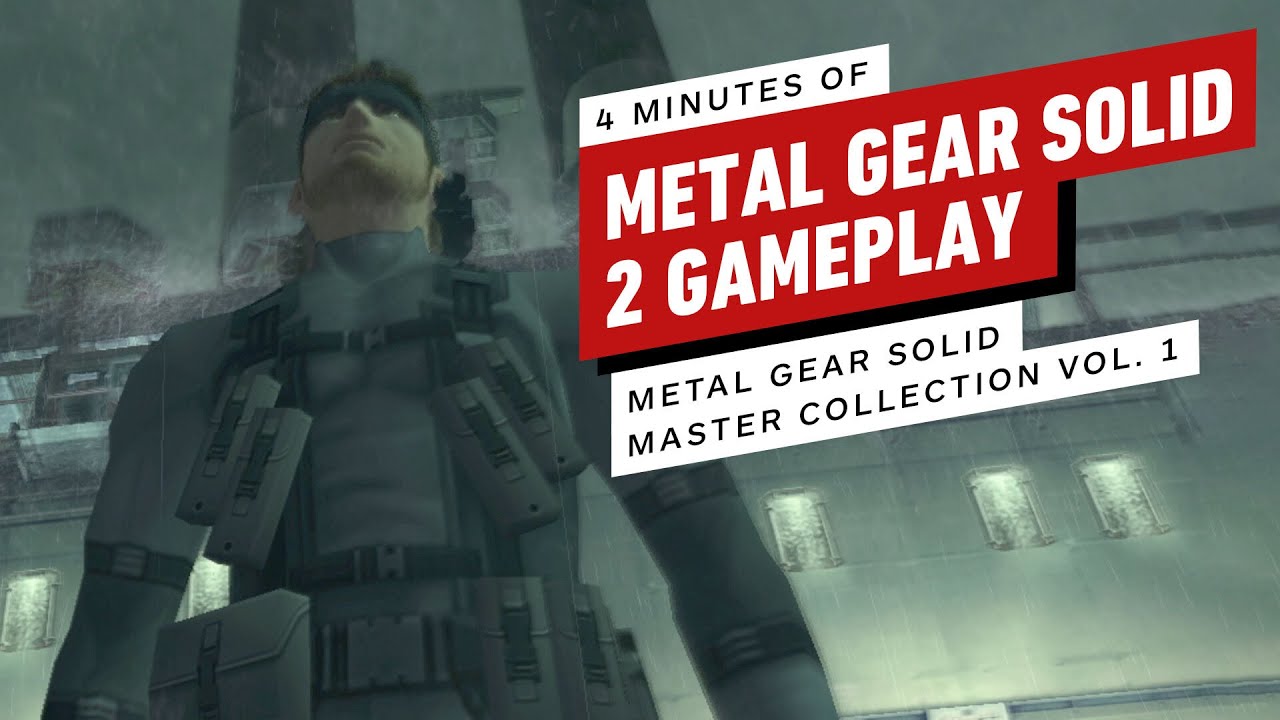 4 Minutes of Metal Gear Solid 2 Gameplay - Metal Gear Solid Master ...