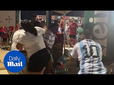 Shocking moment Lionel Messi fan brawl at Inter Miami games - The