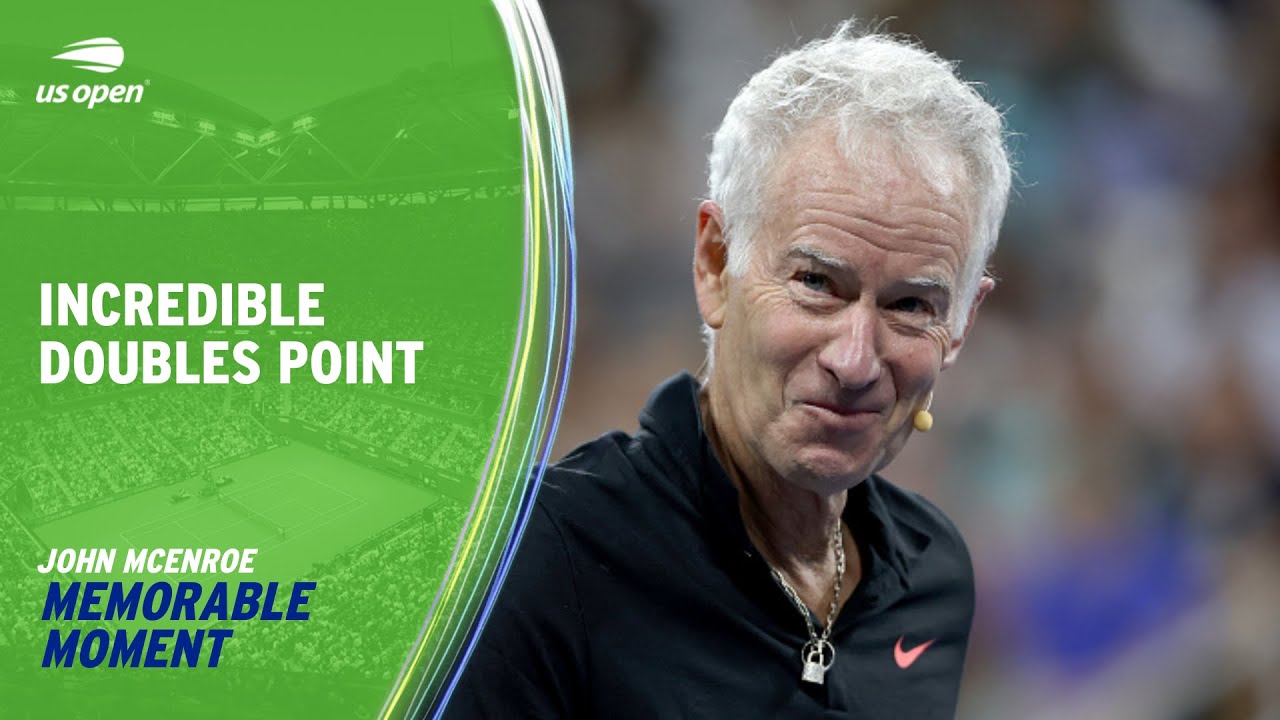 John McEnroe Shows He's Still Got It Against Matteo Berrettini | 2023