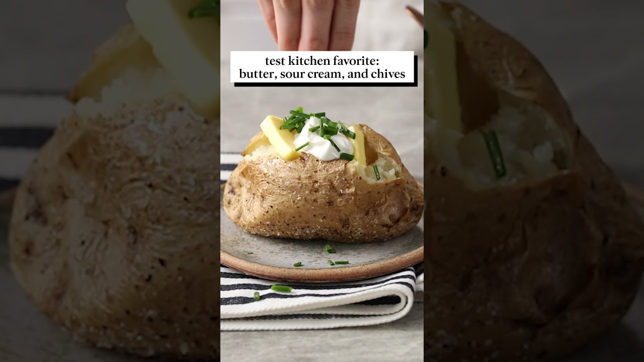 How to Make Martha Stewart's Perfect Baked Potatoes with Toppings Four Ways shorts The Global