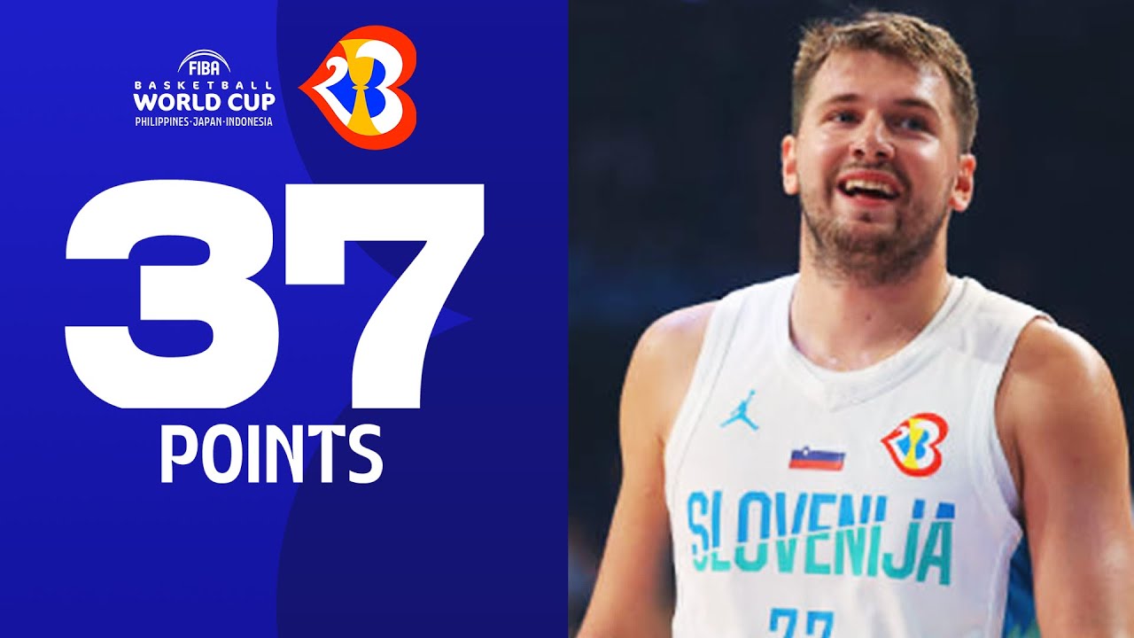Luka Doncic GOES OFF For 37 PTS, 7 REBS & 6 AST In Slovenia's #FIBAWC W ...