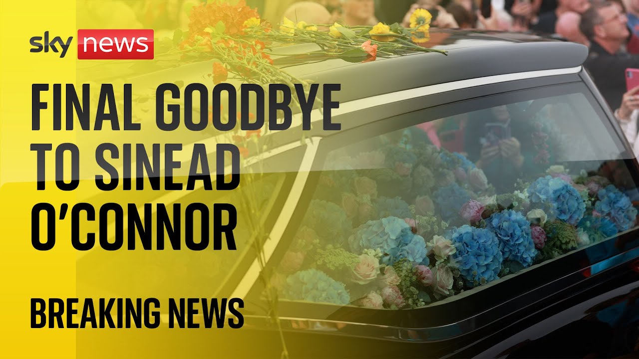 Fans gather to say a final goodbye to singer Sinead O'Connor The