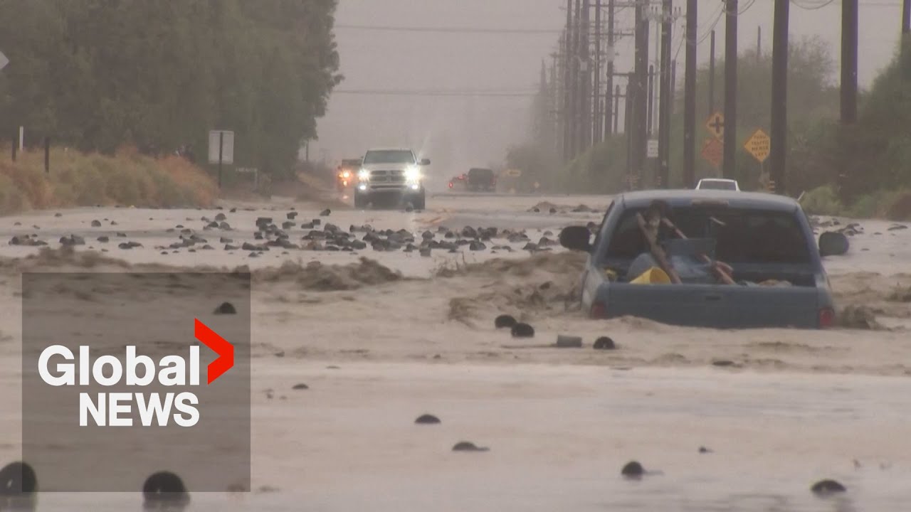 Tropical storm Hilary strikes southern California with floods, heavy ...