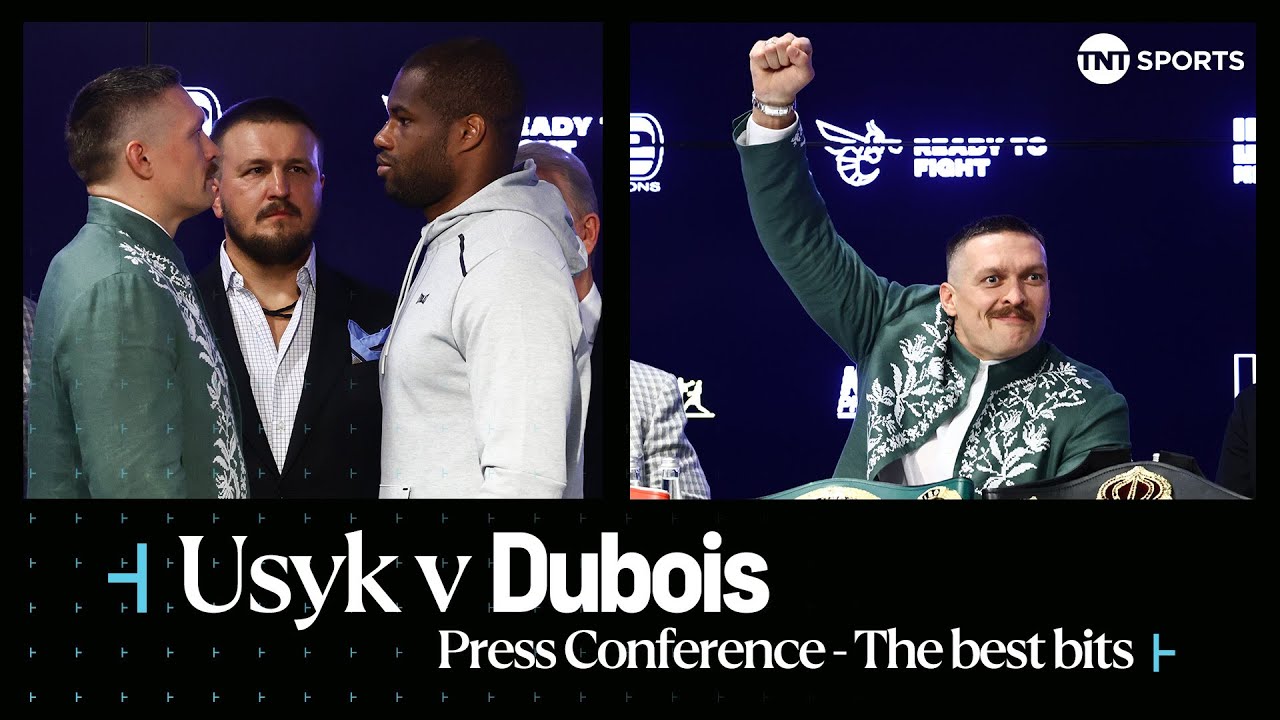 The best bits from the Oleksandr Usyk v Daniel Dubois Press Conference