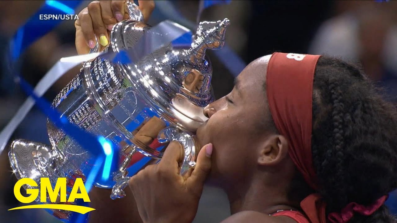 Coco Gauff makes history in a thrilling 3set match GMA The Global