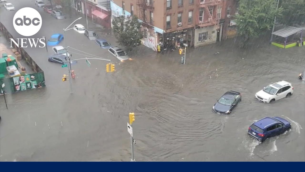 New York declared state of emergency from flooding | GMA - The Global ...