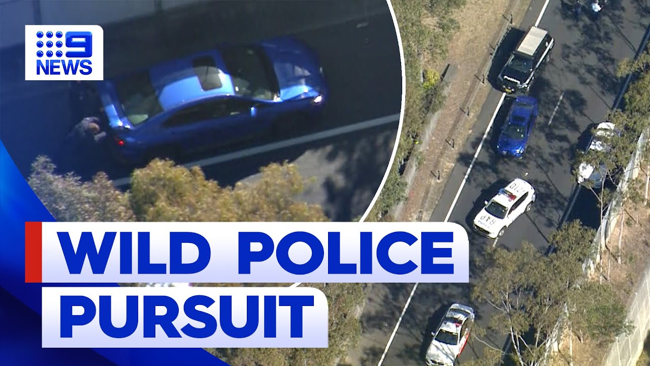 Sydney police chase brings motorway to standstill | 9 News Australia ...