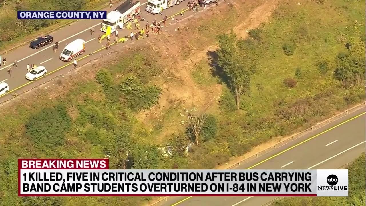 LIVE: Bus crash in New York after bus carrying high schoolers to camp ...