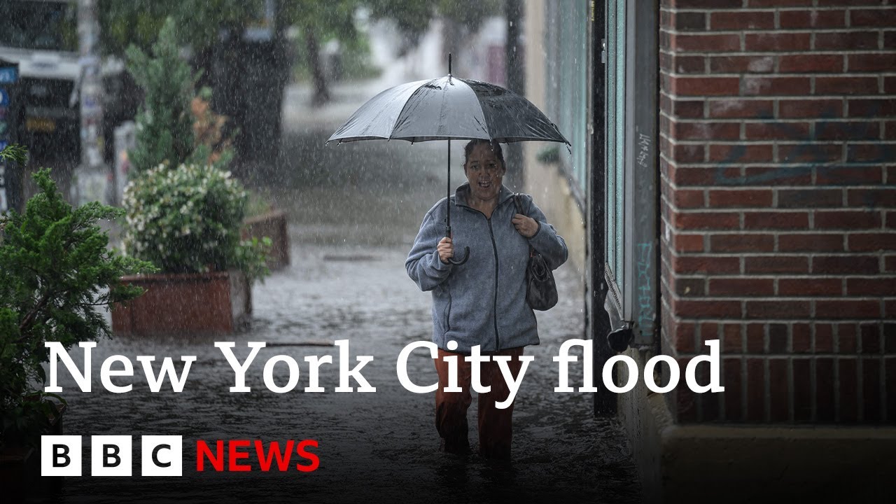 New York City: State of emergency declared over flash flooding - BBC ...