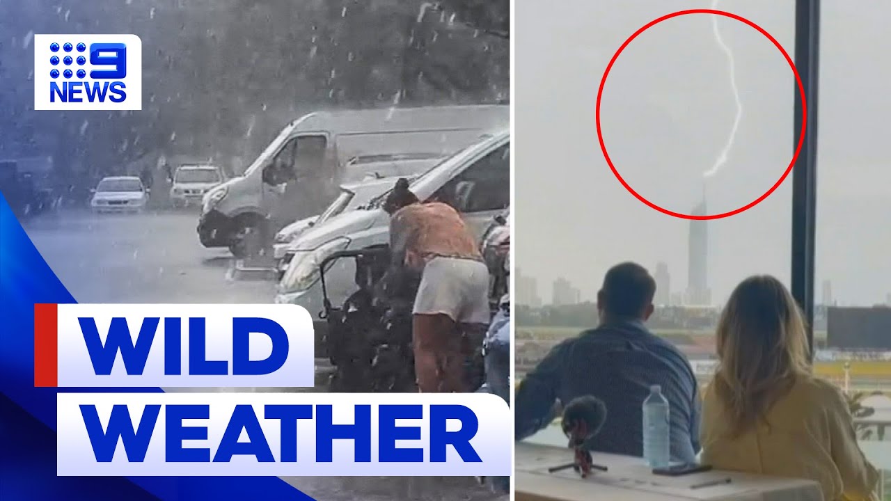 Fire, ice, and flash flooding as powerful storms lash Queensland | 9 ...