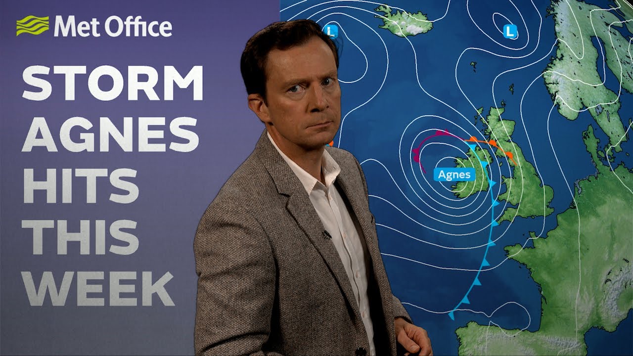25/09/2023 – Storm Agnes will hit this week - Met Office Weather ...