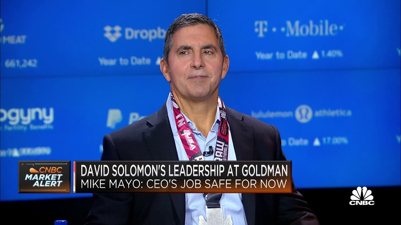 Solomon's boss made it clear there's no CEO issue at Goldman Sachs