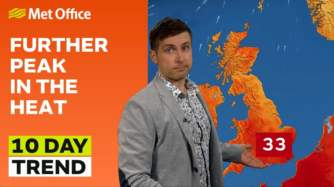 10 Day Trend 06/09/2023 – The heatwave continues - Met Office Weather ...