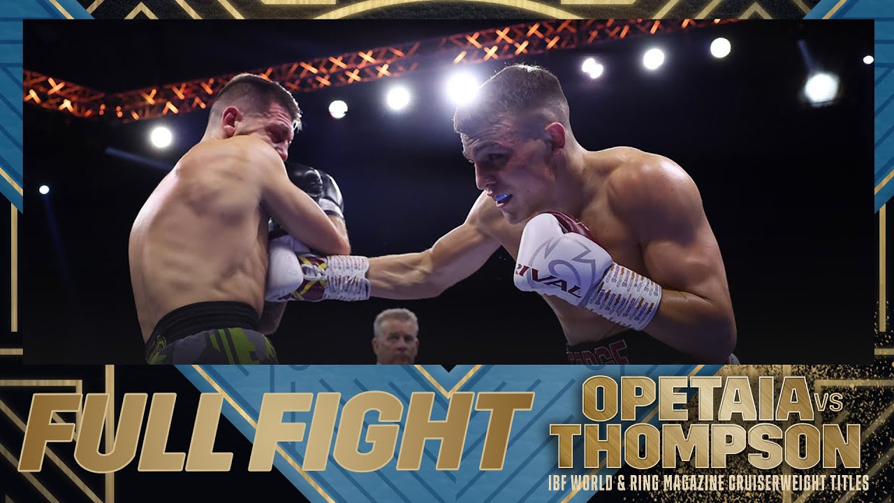 George Liddard vs Peter Kramer: Full Fight (Opetaia vs Thompson ...