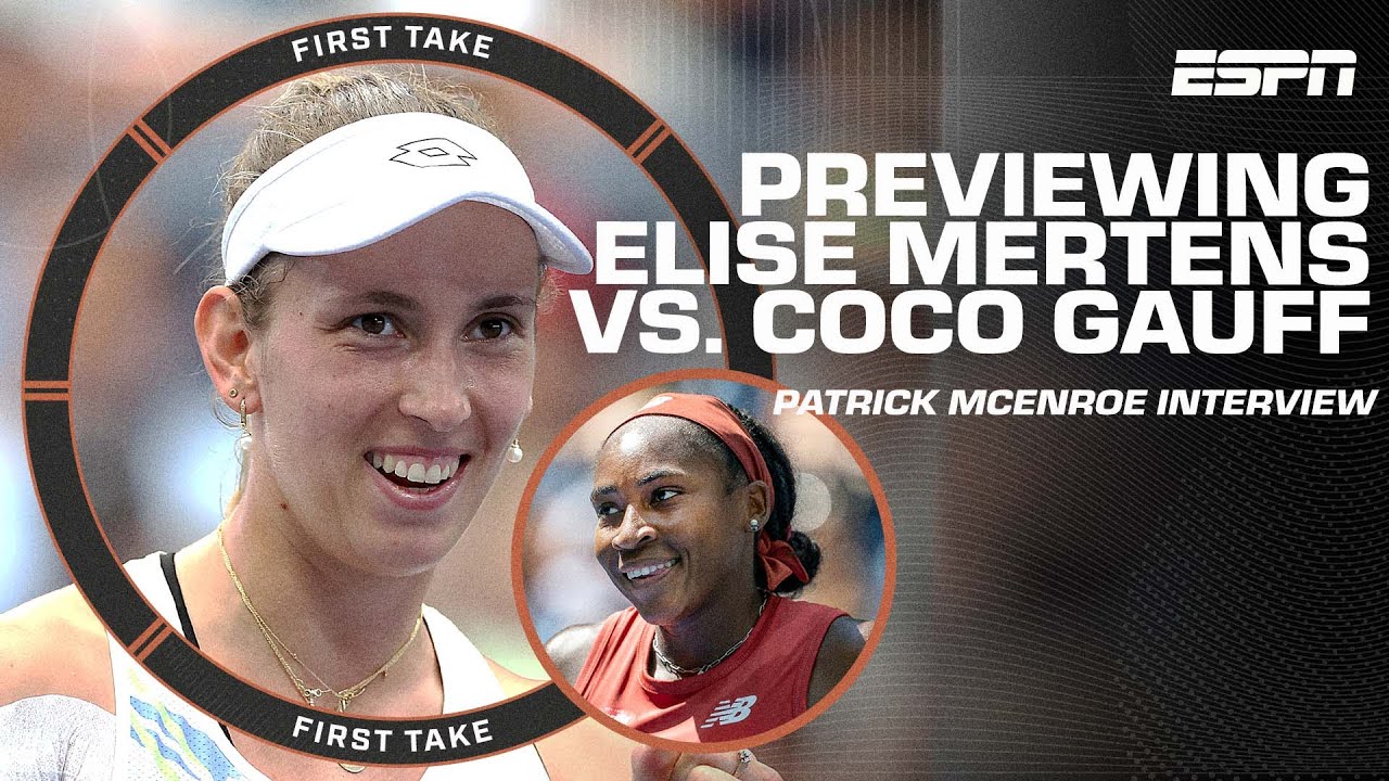 Patrick McEnroe previews Elise Mertens vs. Coco Gauff at the 2023 US