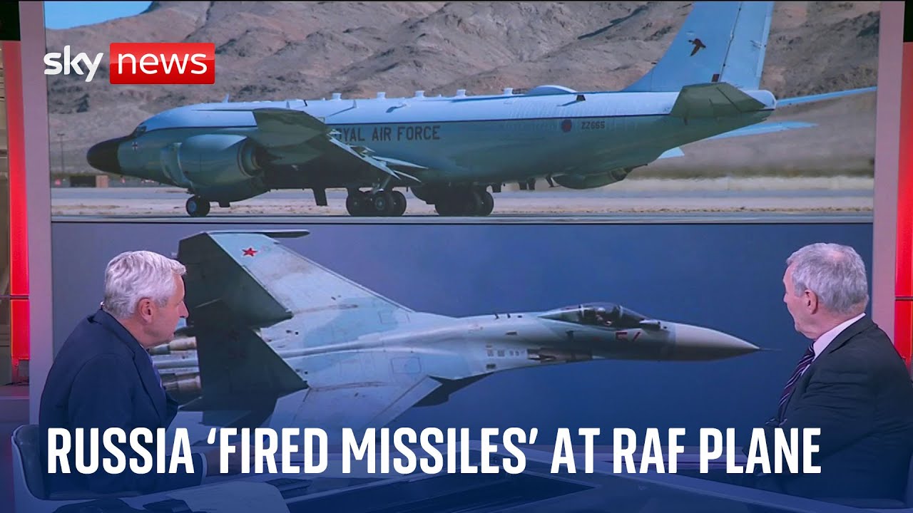 Ukraine War: Has a Russian pilot targeted RAF aircraft in the Black Sea