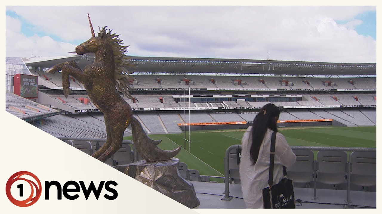 Auckland’s Eden Park transformed into giant art gallery