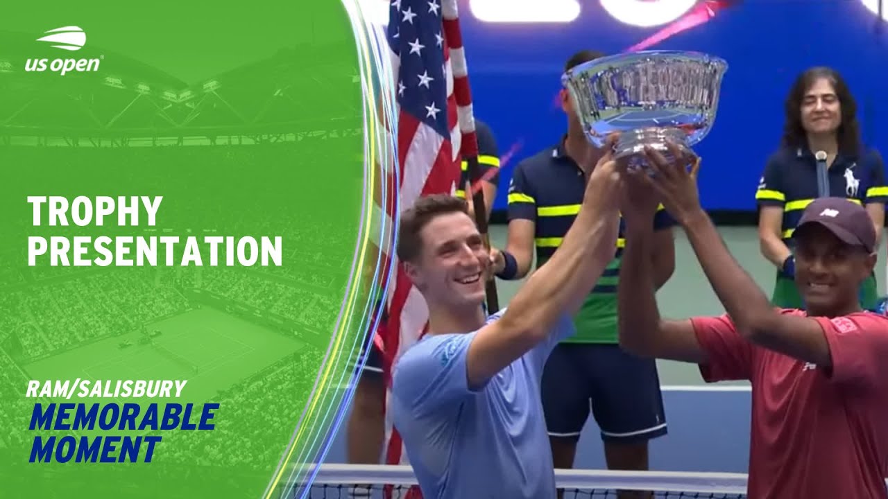 Trophy Presentation Men's Doubles Final 2023 US Open The Global