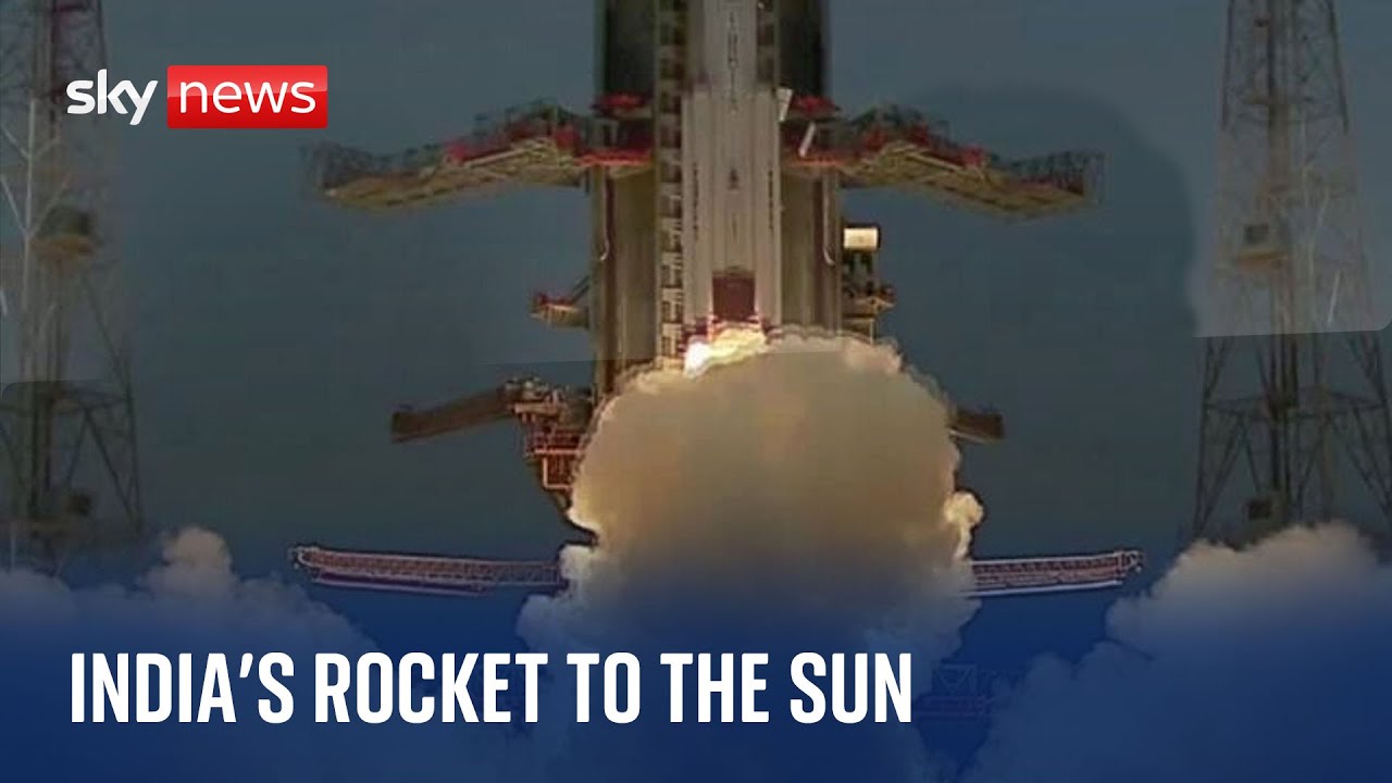 India launches rocket towards the sun after successful moon lander