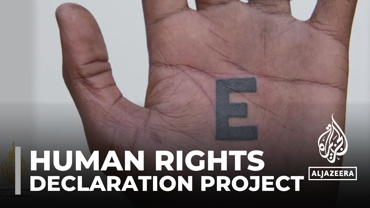 Human Rights Letters Art project to see 30 people tattooed with letters of rights ...