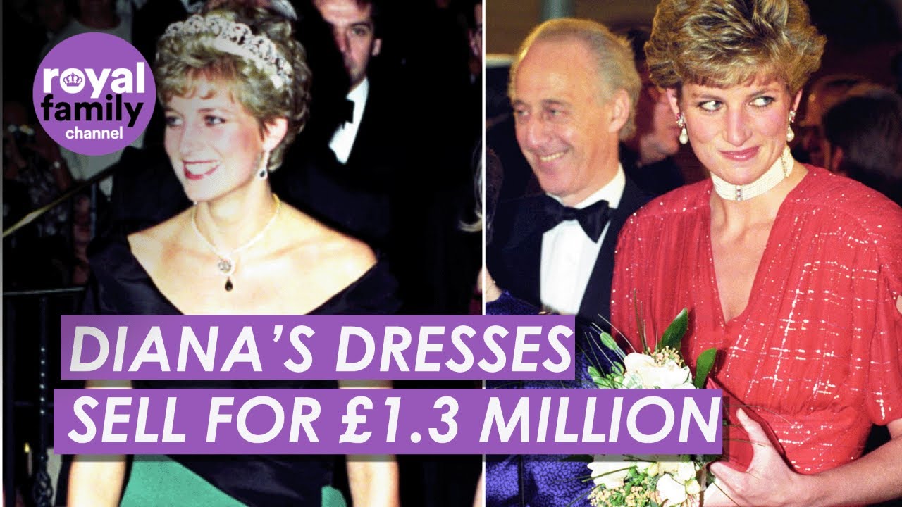 Three of Princess Diana’s Dresses Sell for £1.3 million at US Auction(02)