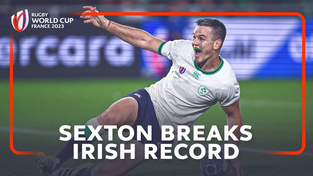 Johnny Sexton is Ireland's record points scorer! Rugby World Cup 2023