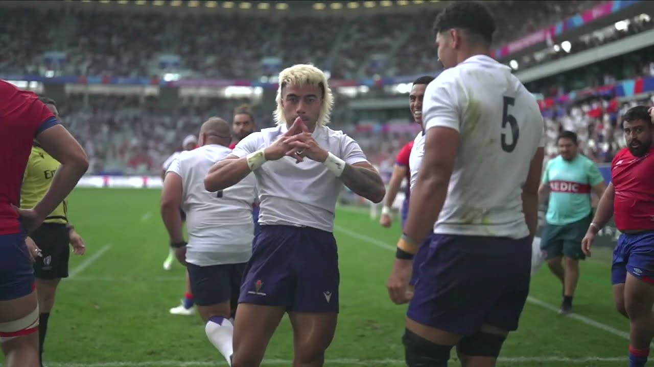 Jaw-dropping angle of unforgettable try | Samoa v Chile | Rugby World ...