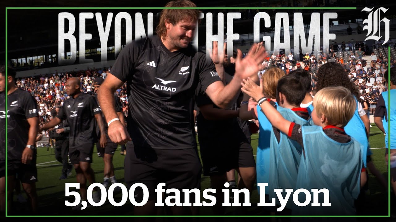 Rugby World Cup 2023: All Blacks give back to host city Lyon with open training