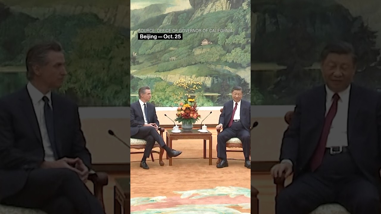 Watch — Gavin Newsom meets Xi Jinping in #china #short - The Global Herald