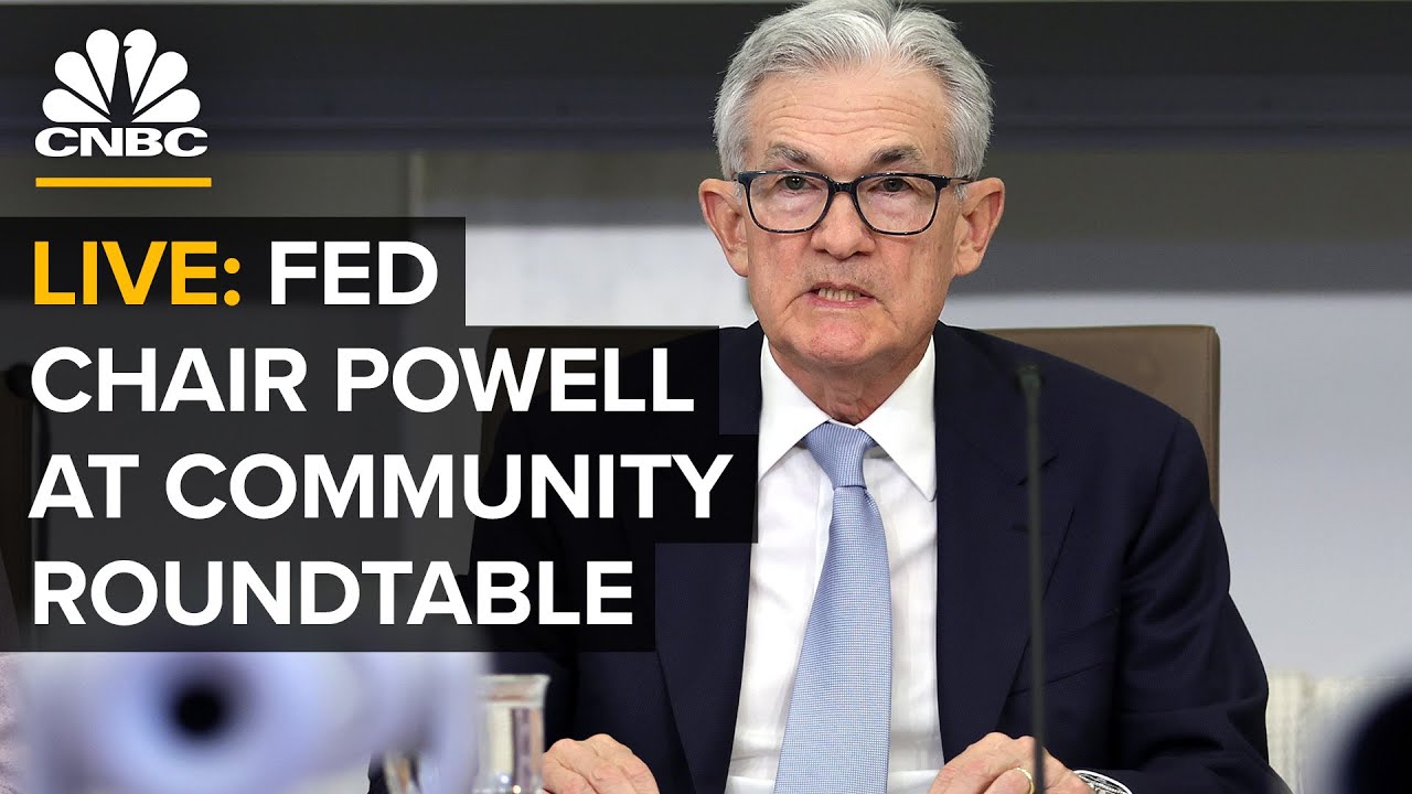 LIVE Federal Reserve Chair Powell participates in a community