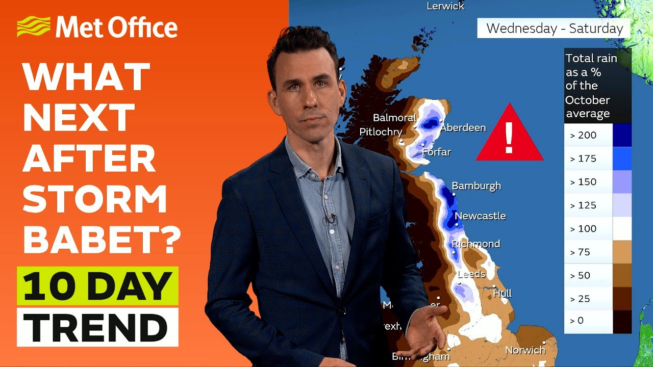 10 Day Trend 18/10/2023 More rain to come? Met Office weather