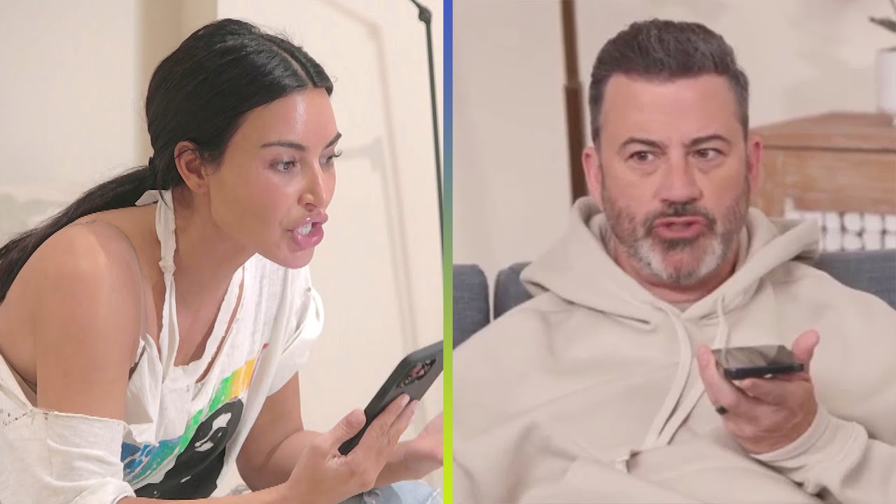 Jimmy Kimmel SPOOFS Kim and Kourtney Kardashian's NASTY Fight The