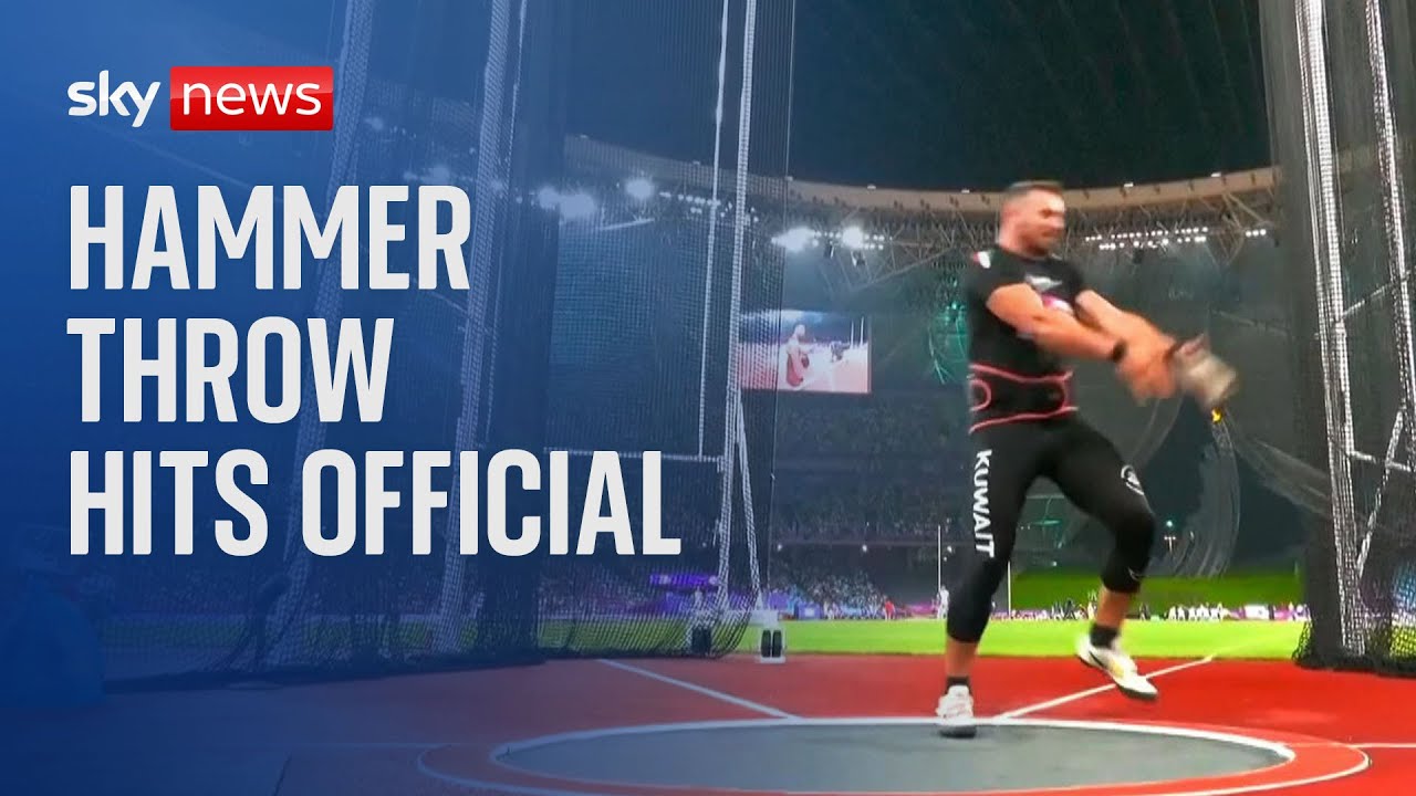 Hammer throw breaks leg of Asian Games official The Global Herald