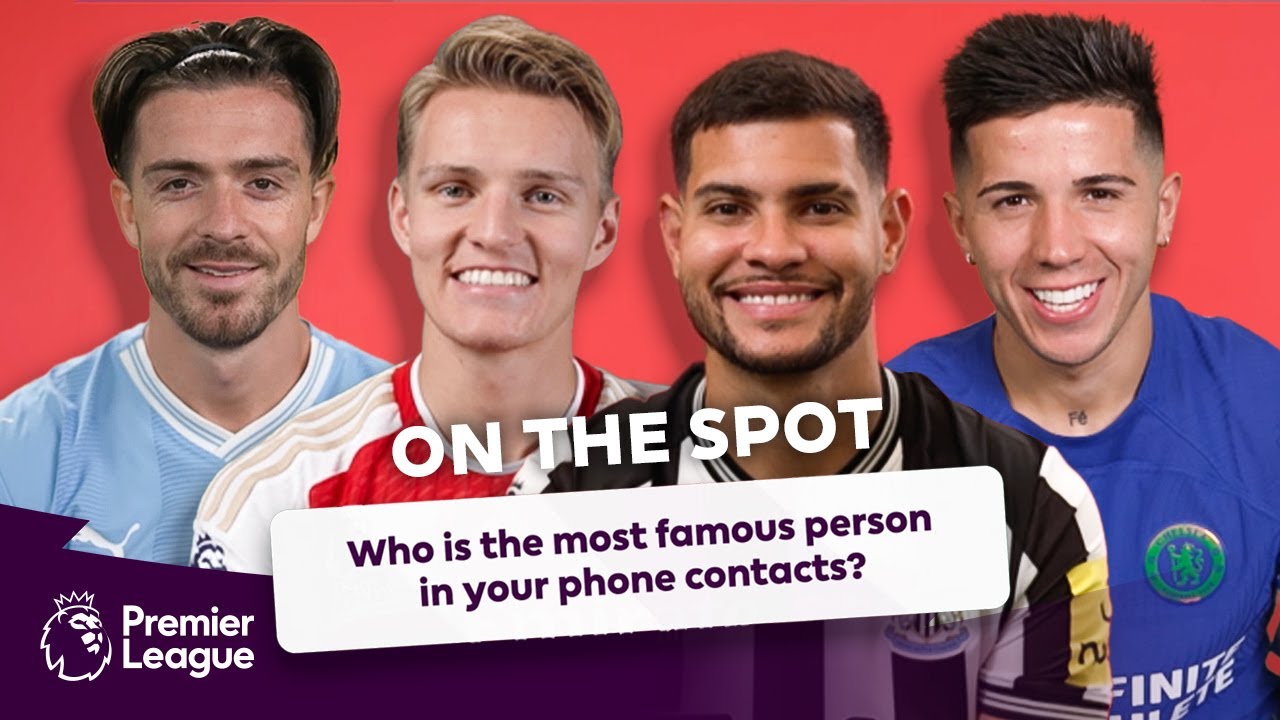 Premier league players put on the spot ft grealish odegaard