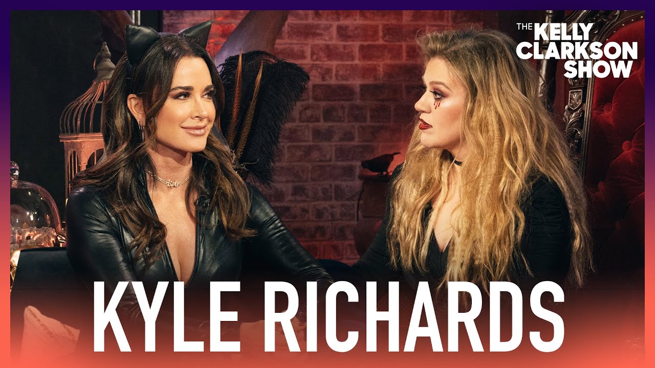 Kyle Richards Invites Kelly Clarkson To Her IRL Haunted House The