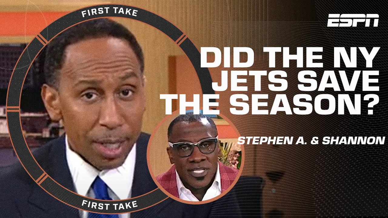 Stephen A. & Shannon Sharpe DISAGREE ️ Did the New York Jets just save