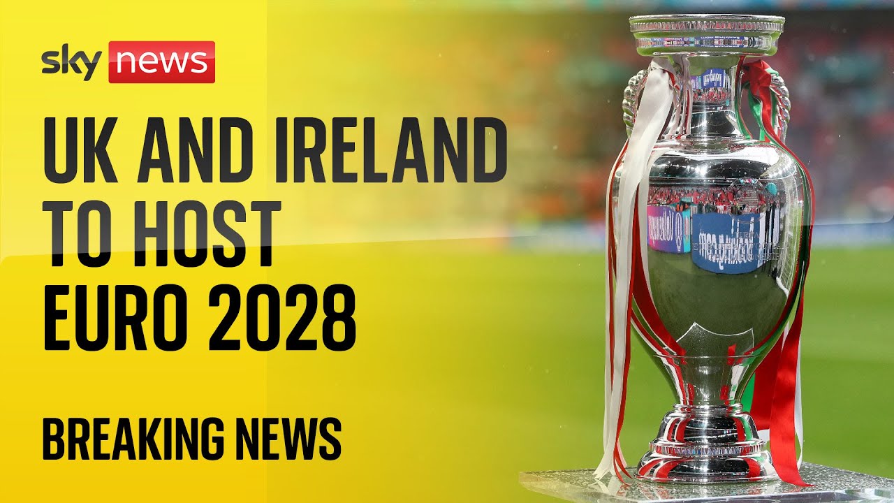 Euro 2028: UK and Ireland win bid to host football tournament - The ...